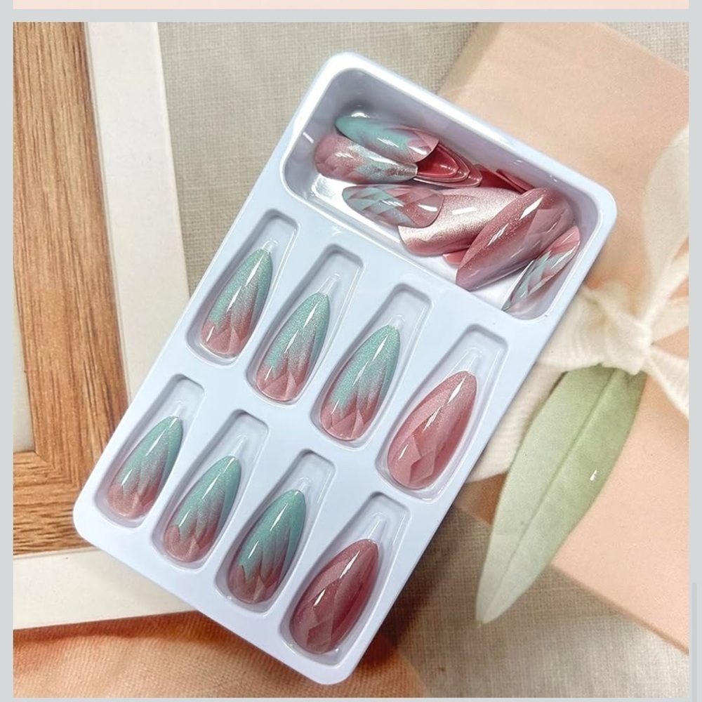 2-Pack Press-On Nails – 24 Nails Each